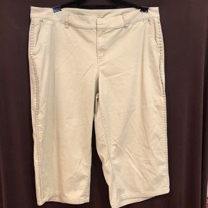 Lane Bryant Cropped Wide Leg Capri Pants 20 pre owned